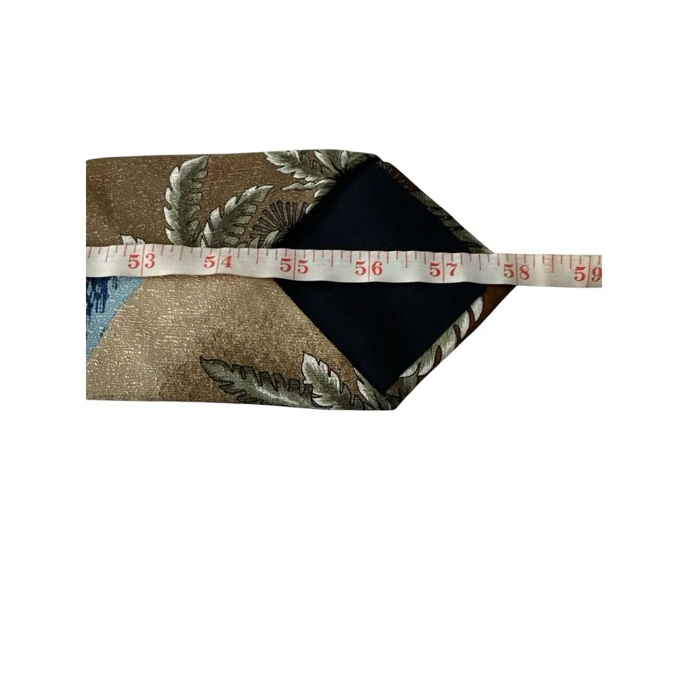 Vintage Tie Tropicals by Tango 100% Silk Palms‎ Ocean Tropical Beach Outdoor